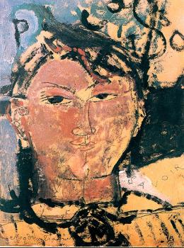 Amedeo Modigliani : Portrait of Picasso